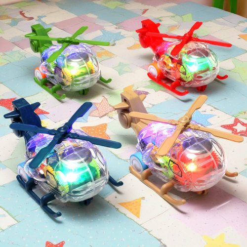 Little boy's helicopter playroom
