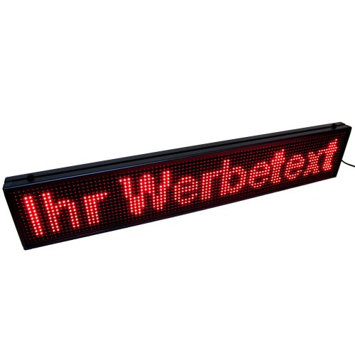 LED-Laufschrift Rot 99 x12cm - WiFi-Programmierbar per Programmierbar Wifi  Wlan per App IOS Android & Windows kompatibel - preiswert kaufen ! I LED-Fashion  Berlin