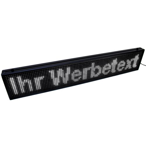 weiße led anzeige neonreklame schild