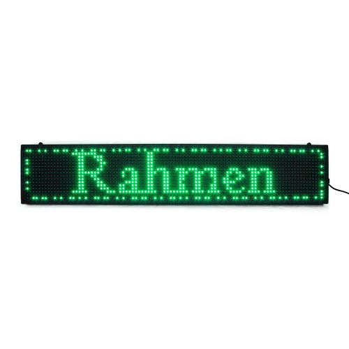 led scrolling texts with frame