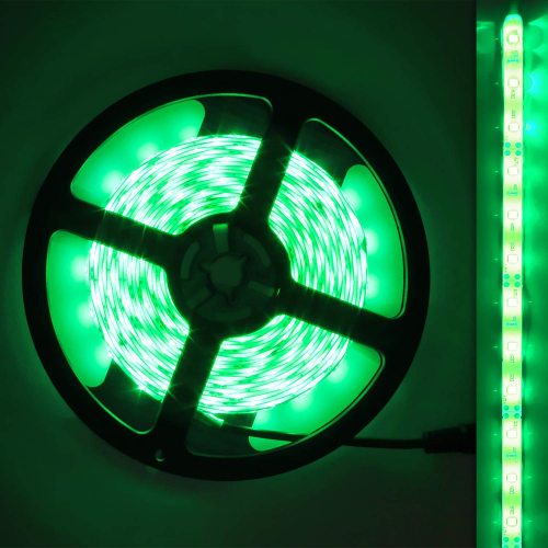 5m LED cable in grün