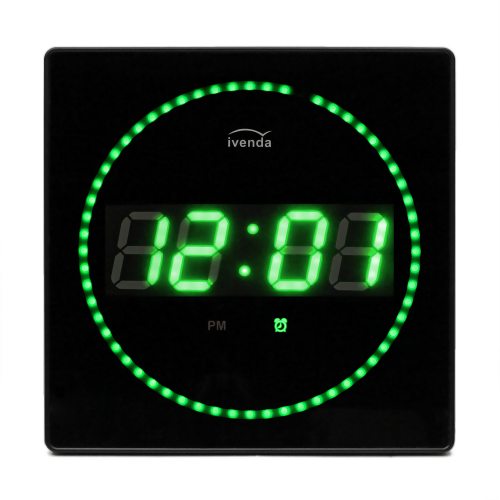wallclock green leds