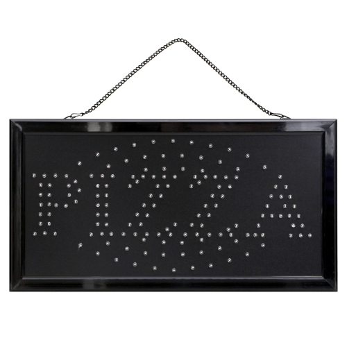 pizza sign unlit