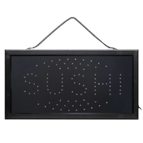 LED shop window sign sushi