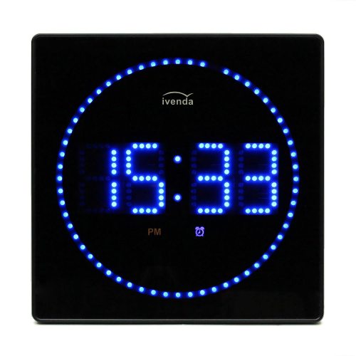 wallclock blue leds