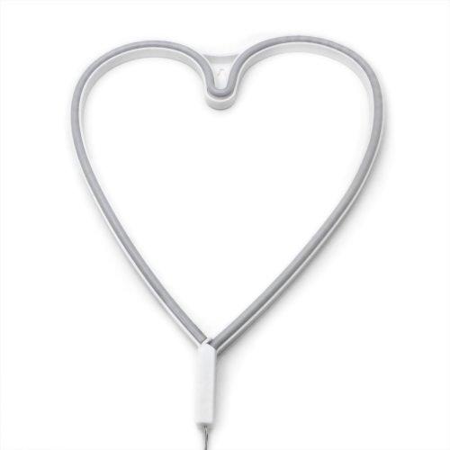 LED Herz-Wanddeko