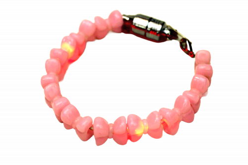 Günstiges LED-Armband Mädchen blinkt I Leuchtarmband Karneval-Schmuck Faschingsschmuck  I Party Armband