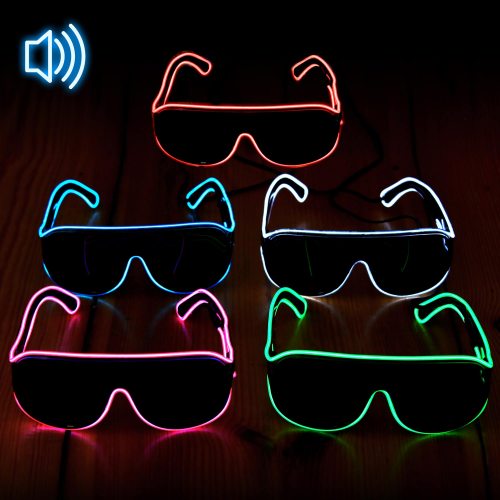 el led brillen pilotenbrille