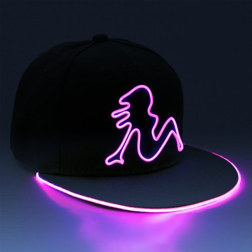 Light up Basecap Sexy Girl