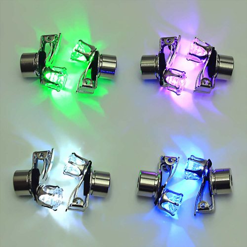 Leuchtende LED-Ohrclips Leucht Clip Ohr Schmuck I LED-Fashion Berlin