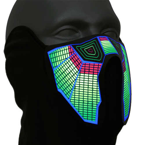 light up facemask