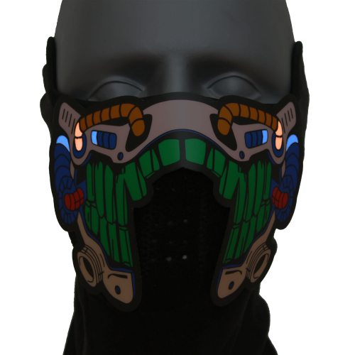 Soundactivated Science Fiction light up Mask