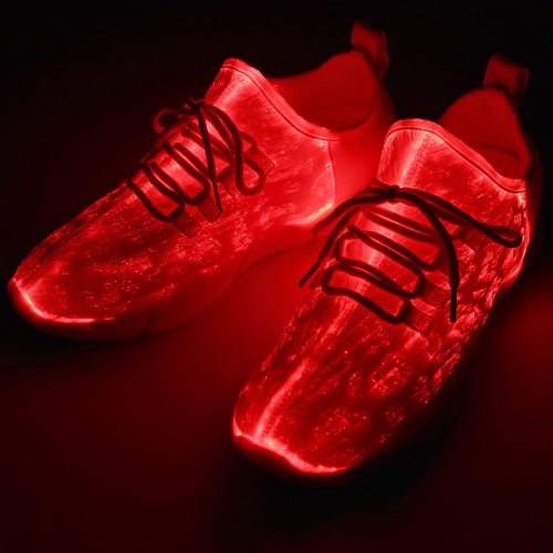 Neu Herren & Damen LED Shoes Farbwechsel RGB USB Leuchtschuhe Schuhe Sneakers 