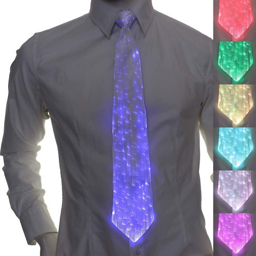 glasfaser led-Krawatte mit Sternenleuchten