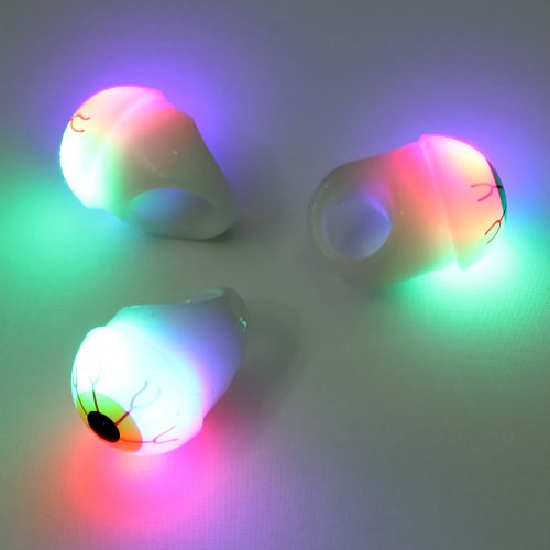 Blinkender Augen Fingerring Augen-Fingerring Helloween Augapfel Ring  günstig kaufen I LED-Fashion Berlin