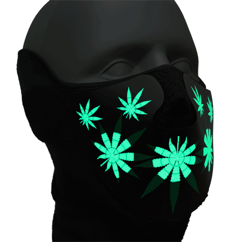 LED Hanfmaske Mariuhana