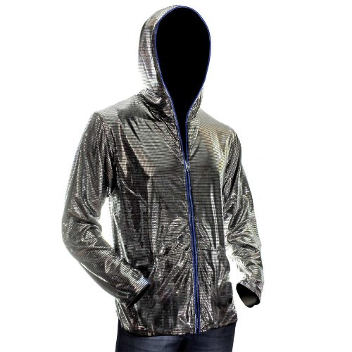 led kleidung silber