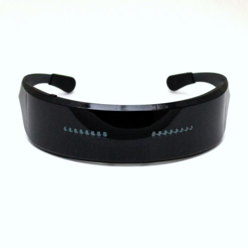 LED Brille mit programmierbarer LED-Anzeige I App gesteuerte wireless Partybrille I Ohne Kabel I Akkubetrieben