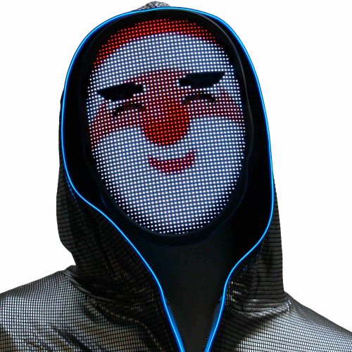 LED face mask inside and outside
