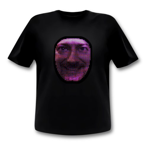 Selfie-Motive auf das Shirt-Panel senden