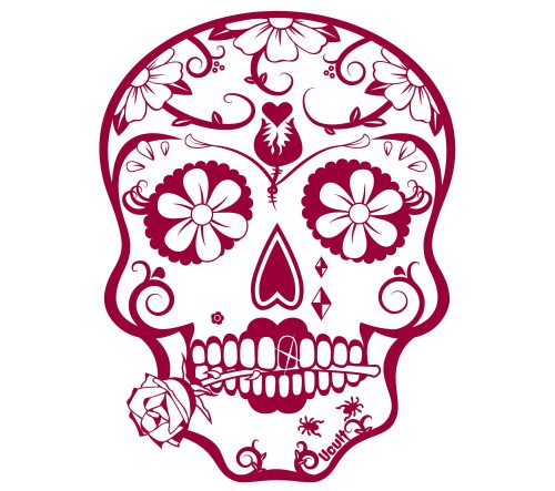 Mexikanischer Totenkopf Shirt Frau I Calavera I Mexiko I Tag der Toten I Ucult