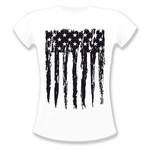 USA Scary Flagge Shirt Damen