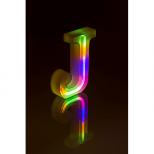 LED Buchstabe J