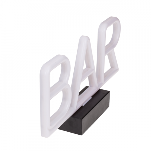 XXL Bar Neon LED-Schild 60x30cm Leuchtschild in Neonschild Optik I  Cocktailbar Neonreklame Retro mit Kette Innenaustattung Gastronomie I  LED-Fashion Berlin