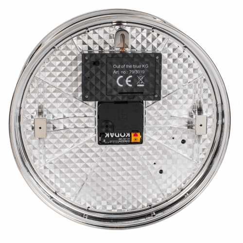 Quartz wall clock rim back