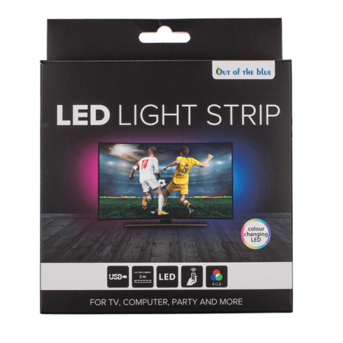 ACONDE 2M, USB LED Streifen Lichter mit 24 Tasten Fernbedienung, TV  Hintergrundbeleuchtung