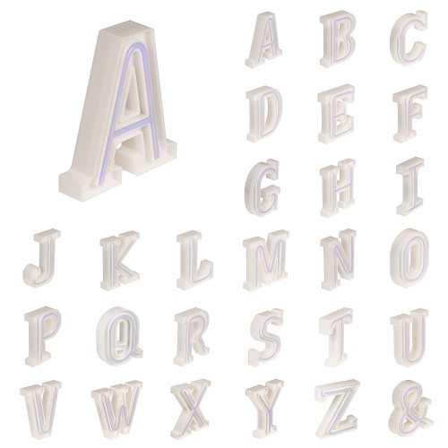 LED Buchstaben Deko Alphabet