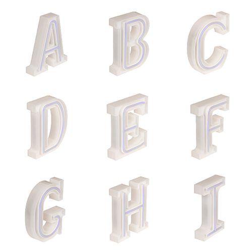 3d Buchstaben