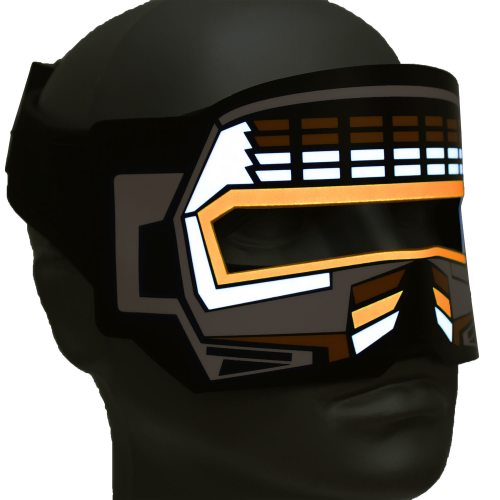 Cyborg Eye Mask orange