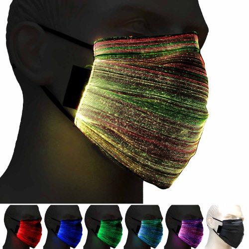 led mask with fiberglass