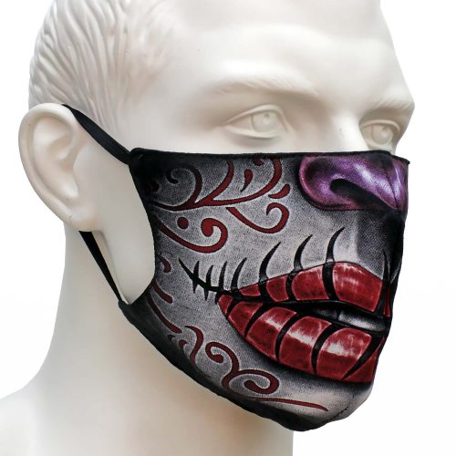 Glow in the Dark Maske Mund UV Alltagsmaske mit Leuchteffekt