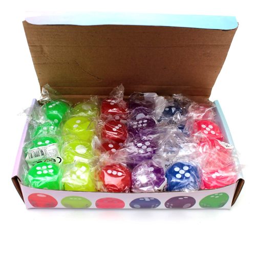 Jumping cube with strobe light