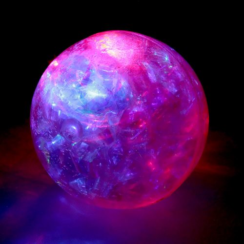LED Leucht-Gummiball, Spassball, Kleiner Kinder LED-Ball
