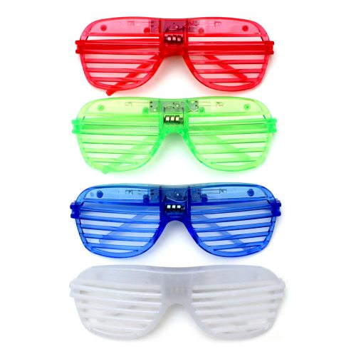 Aviator glasses with LEDs