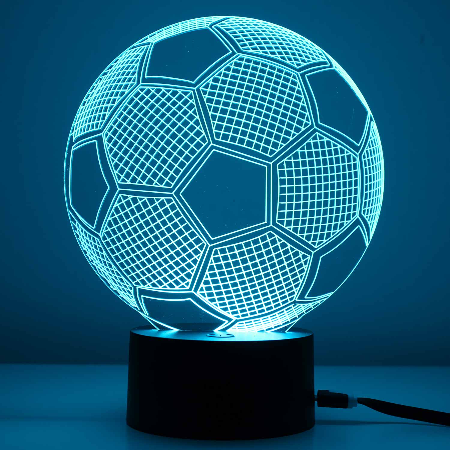 3D Lampe LED Fussball Dekolicht