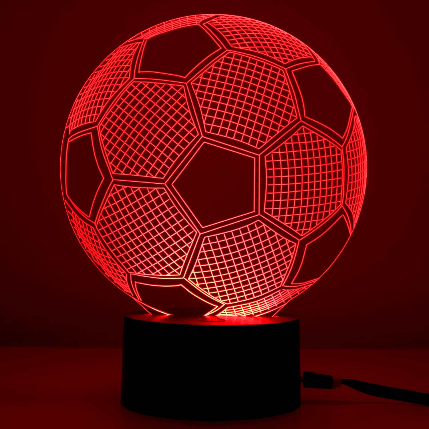 3D Lampe LED Fussball Dekolicht