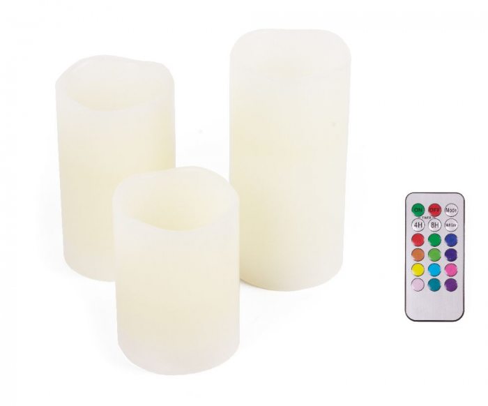 led-kerze weiß realissitsch