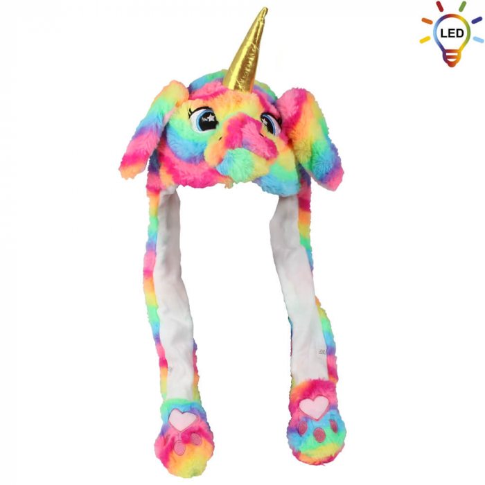 flauschiges einhorn mütze