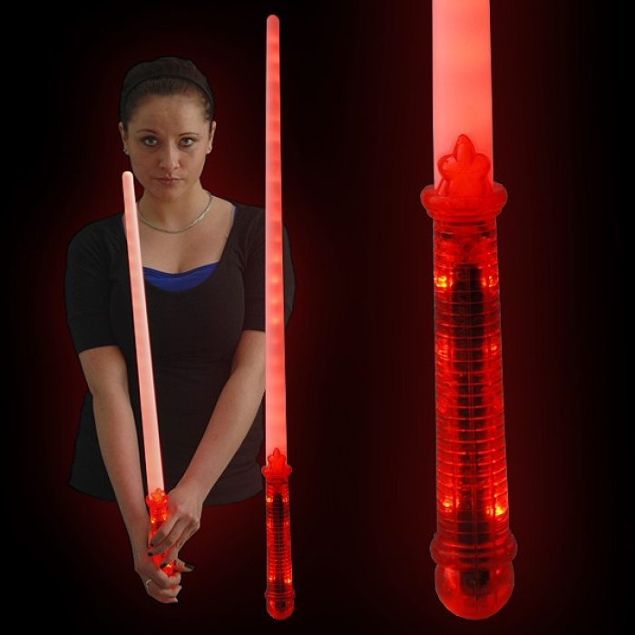 LED-Lichtschwert Spielzeugwaffe Laserschwert blau rot oder grün