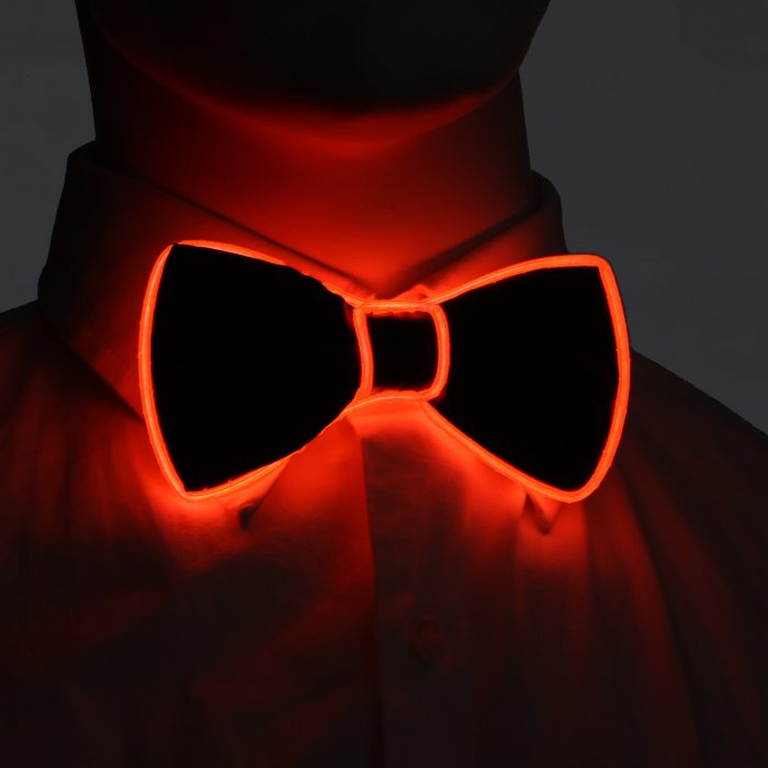 LED-Fliege I Party Fliege I  Leuchtende oder blinkende Fliege Herren & Damen