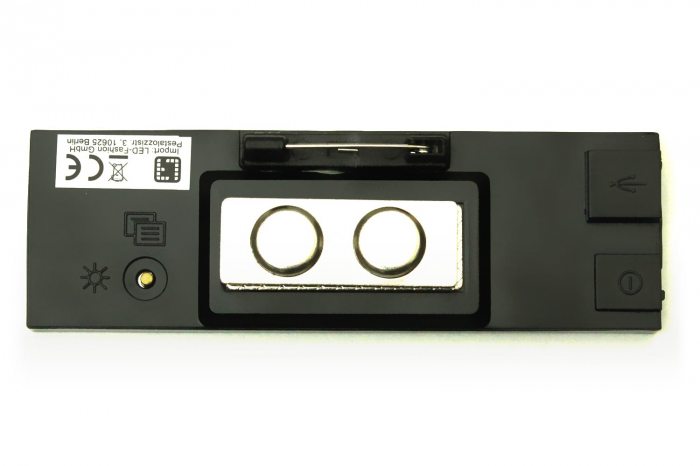 USB LED-Schild Laufschrift weiß 12 x 48 Pixel