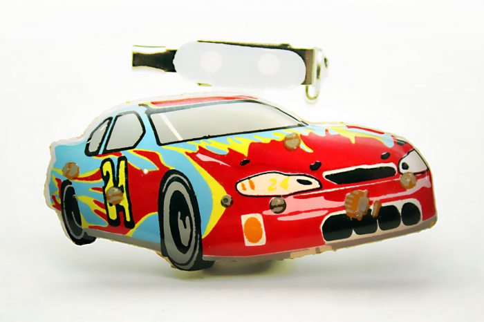 LED race car button