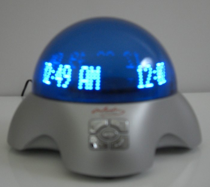 Radio Clock with Textmessages