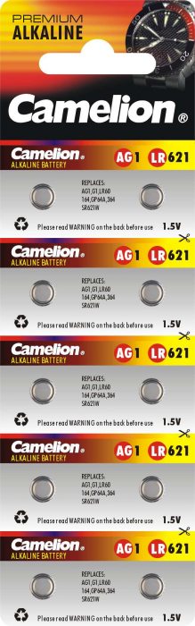 10 x AG1 Batterien LR621