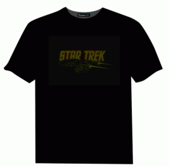 Star Trek Leucht LED-Shirt