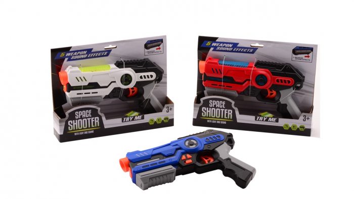 Farbensortiment Space Shooter Pistole